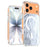For iPhone 17 Pro Magnetic Case Foxtail Pattern TPU + Acrylic Shockproof Phone Cover - White - 1