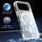 For iPhone 17 Pro Magnetic Case Foxtail Pattern TPU + Acrylic Shockproof Phone Cover - White - 2