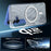 For Samsung Galaxy S26 Magnetic Case Foxtail Pattern TPU + Acrylic Shockproof Phone Cover - White - 5