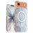 For iPhone Air Magnetic Case Foxtail Pattern TPU + Acrylic Shockproof Phone Cover - White - 1