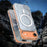 For iPhone Air Magnetic Case Foxtail Pattern TPU + Acrylic Shockproof Phone Cover - White - 3