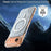 For iPhone Air Magnetic Case Foxtail Pattern TPU + Acrylic Shockproof Phone Cover - White - 4
