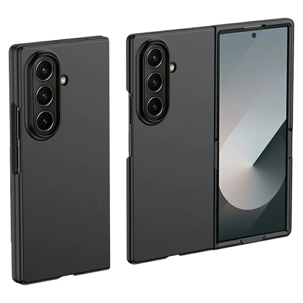 For Samsung Galaxy Z Fold8 Ultra Case Ultra Thin Skin Touch Rubberized Hard PC Phone Cover - Black - 1