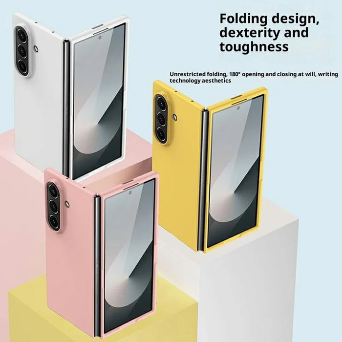 For Samsung Galaxy Z Fold8 Ultra Case Ultra Thin Skin Touch Rubberized Hard PC Phone Cover - Black - 2