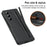 For Samsung Galaxy Z Fold8 Ultra Case Kickstand PC Phone Back Cover with Stylus and Tempered Glass Film - Black - 2