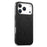 For iPhone 17 Pro Magnetic Case Cloth Texture PC + TPU + PU Leather Anti-Scratch Phone Cover - Black - 1
