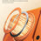 SULADA for iPhone 17 Pro Max Magnetic Case 360° Rotating Ring Kickstand Golden Mountain Pattern PC Slim Phone Cover - Orange - 7
