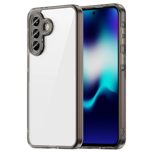 For Samsung Galaxy A37 5G Case TPU + Acrylic Phone Back Cover Anti Yellowing - Black - 1