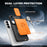 For Samsung Galaxy S26 Case with Slide Camera Cover Kickstand PC + TPU Protective Phone Shell - Black - 7