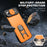 For iPhone Air Case with Slide Camera Cover Kickstand PC + TPU Protective Phone Shell - Black - 2