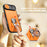 For iPhone Air Case with Slide Camera Cover Kickstand PC + TPU Protective Phone Shell - Black - 5
