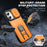 For iPhone 17 Case with Slide Camera Cover Kickstand PC + TPU Protective Phone Shell - Black - 2