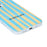 For iPhone 17 Pro Max Case Heat Transfer Striped Pattern Soft TPU Anti-Scratch Phone Cover - Baby Blue - 4