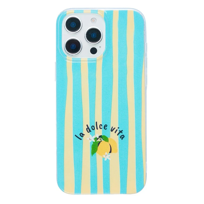 For iPhone 17 Pro Case Heat Transfer Striped Pattern Soft TPU Anti-Scratch Phone Cover - Green - 2