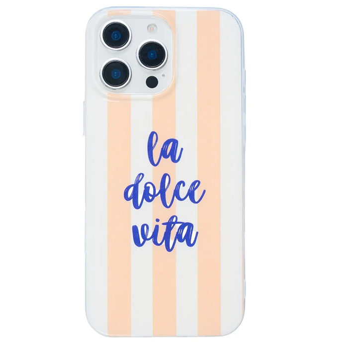 For iPhone 11 Pro Case Heat Transfer Striped Pattern Soft TPU Anti-Scratch Phone Cover - Orange - 2