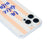 For iPhone 11 Pro Case Heat Transfer Striped Pattern Soft TPU Anti-Scratch Phone Cover - Orange - 3