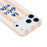 For iPhone 11 Case IMD Striped Pattern Hard PC Protective Phone Cover - Orange - 3