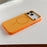 For iPhone 17 Pro Magnetic Case Skin Feel PC TPU 2 in 1 Shockproof Phone Cover - Orange - 4