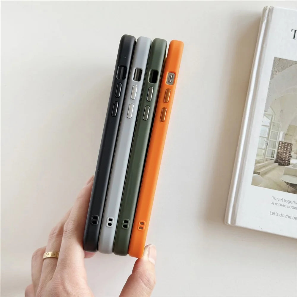 For iPhone 16 Pro Max Magnetic Case Skin Feel PC TPU 2 in 1 Shockproof Phone Cover - Orange - 7