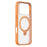 ZGA for iPhone 17 Pro Max Magnetic Case Rotating Kickstand Frosted PC + TPU Shockproof Phone Cover - Orange - 1
