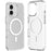 ZGA for iPhone 16 Plus Magnetic Case Hard PC Anti-Scratch Clear Back Phone Cover - Transparent - 1