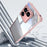 For Sony Xperia 1 VIII Case Acrylic TPU Metal Armor Shockproof Protective Cover - Pink - 6