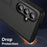 For Samsung Galaxy Z Fold8 Ultra Case Hard PC Anti-Drop Phone Cover with Kickstand / HD Screen Protector - Black - 2