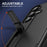 For Samsung Galaxy Z Fold8 Ultra Case Hard PC Anti-Drop Phone Cover with Kickstand / HD Screen Protector - Black - 3