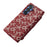 For Samsung Galaxy Z Fold8 Ultra Cases Geometric Pixel Pattern Kickstand Foldable PC Phone Cover with Stylus - Red - 2