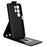For Oukitel C26 Stand Case Magnetic Clasp Vertical Flip Leather Phone Cover with Card Holder - Black - 2