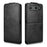 For TECNO Spark 50 5G Stand Case Magnetic Clasp Vertical Flip Leather Phone Cover with Card Holder - Black - 6