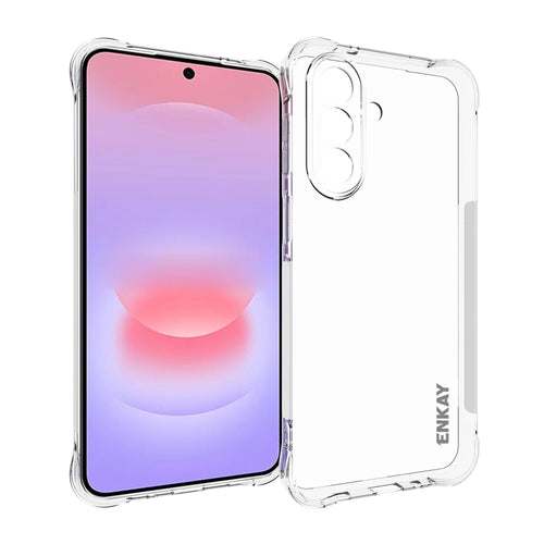 HAT PRINCE for Samsung Galaxy A27 5G ENKAY  Clear Phone Case Shockproof Anti-slip TPU Cover - Transparent - 1