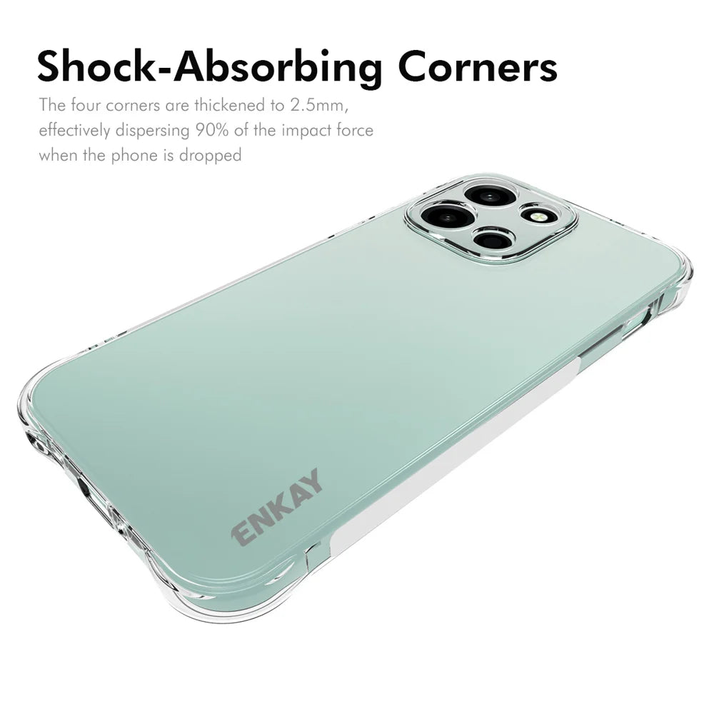 HAT PRINCE for OnePlus Nord 6 5G ENKAY  Clear Phone Case Shockproof Anti-slip TPU Cover - Transparent - 2