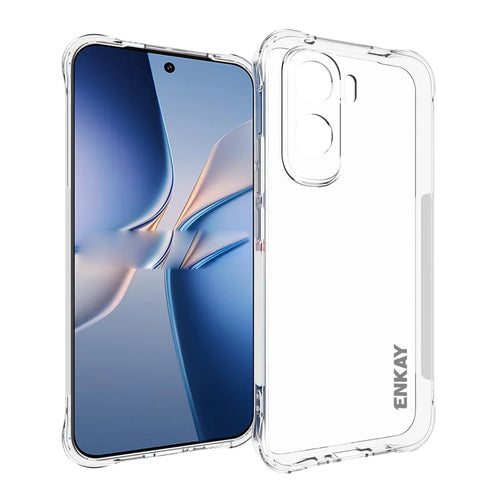 HAT PRINCE for vivo T5 Pro 5G ENKAY  Clear Phone Case Shockproof Anti-slip TPU Cover - Transparent - 1
