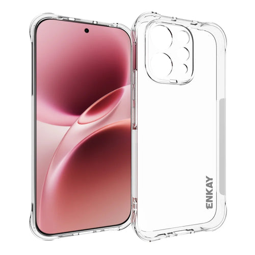 HAT PRINCE for vivo V70 5G ENKAY  Clear Phone Case Shockproof Anti-slip TPU Cover - Transparent - 1