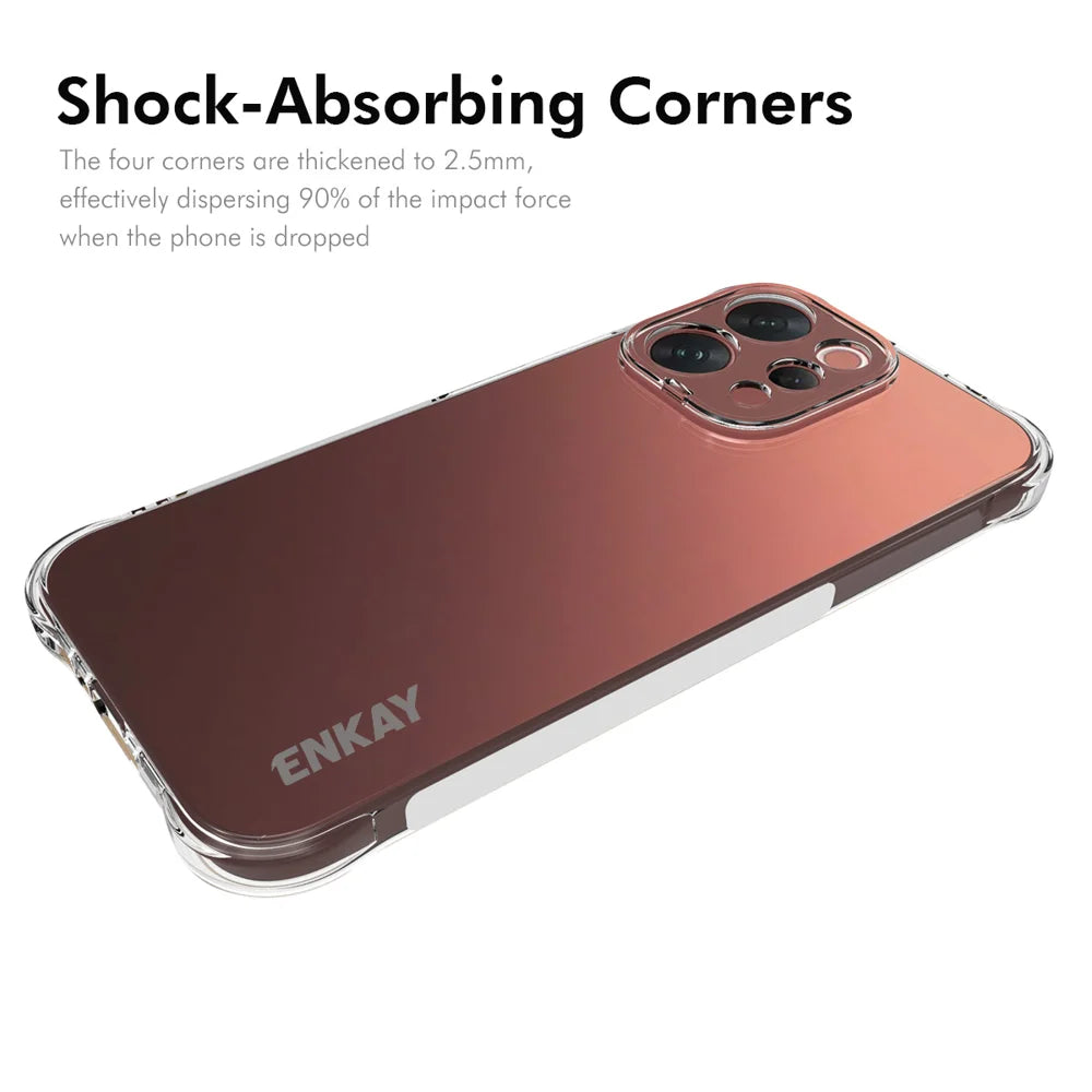 HAT PRINCE for vivo V70 5G ENKAY  Clear Phone Case Shockproof Anti-slip TPU Cover - Transparent - 2