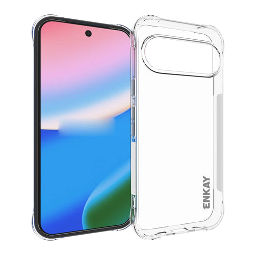 HAT PRINCE for Google Pixel 11 ENKAY  Clear Phone Case Shockproof Anti-slip TPU Cover - Transparent - 1