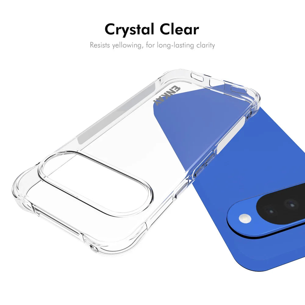 HAT PRINCE for Google Pixel 11 ENKAY  Clear Phone Case Shockproof Anti-slip TPU Cover - Transparent - 5