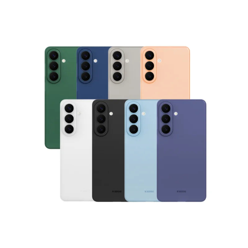 KZDOO for Samsung Galaxy S26+ Air Skin Series Case Frosted Back Ultra Thin PP Phone Cover - Black - 4