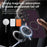 For Samsung Galaxy S26 FE Case Triangle Texture PU Leather Shockproof Ultra Thin Cover - Black - 3