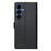 For Samsung Galaxy S26+ Case Embossed Totem Leather Flip Wallet Phone Cover with Wrist Strap - Black - 6