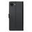For iPhone 17e  /  16e Case Embossed Totem Leather Flip Wallet Phone Cover with Wrist Strap - Black - 6