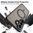 For Samsung Galaxy A27 5G Magnetic Case Anti Drop Matte PC + TPU Phone Cover - Black - 4