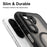 For Samsung Galaxy A27 5G Magnetic Case Anti Drop Matte PC + TPU Phone Cover - Black - 6
