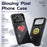 For iPhone 17 Pro Max Glowing Pixel Case Bluetooth-compatible LED Display Custom Animation Phone Cover with Kickstand - Black - 2