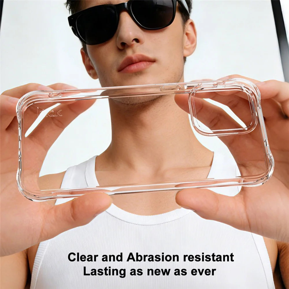 IMAK For OnePlus Nord CE6 5G Case TPU Phone Cover Airbag Shockproof Protection - Transparent - 5