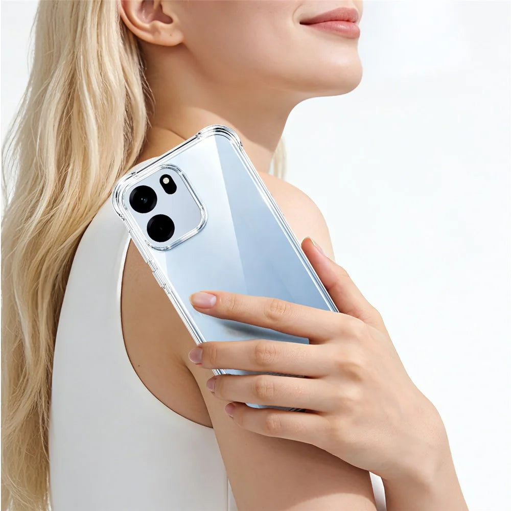IMAK For OnePlus Nord CE6 5G Case TPU Phone Cover Airbag Shockproof Protection - Transparent - 6