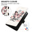 For iPhone 17 / iPhone 18 Case Pattern Printed PU Leather Flip Wallet Phone Cover with Wrist Strap - Pink Butterfly - 4