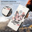 For iPhone 17 / iPhone 18 Case Pattern Printed PU Leather Flip Wallet Phone Cover with Wrist Strap - Pink Butterfly - 6