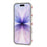 For iPhone 17 Case Retro Polka Dot IMD TPU Full Coverage Phone Protective Cover - White - 4